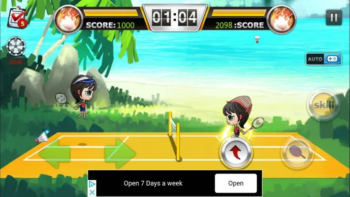 Badminton Legend 3D android App screenshot 7